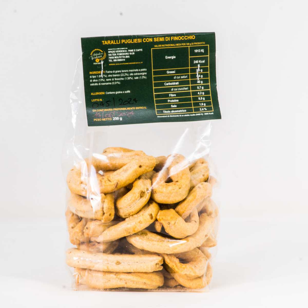 taralli pugliesi ai semi di finocchio