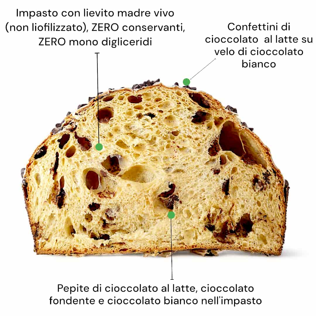 Colomba ai 3 cioccolati 1 Kg - Salvatore Verdesca