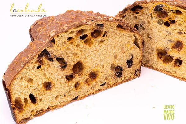 colomba caramello e cioccolato