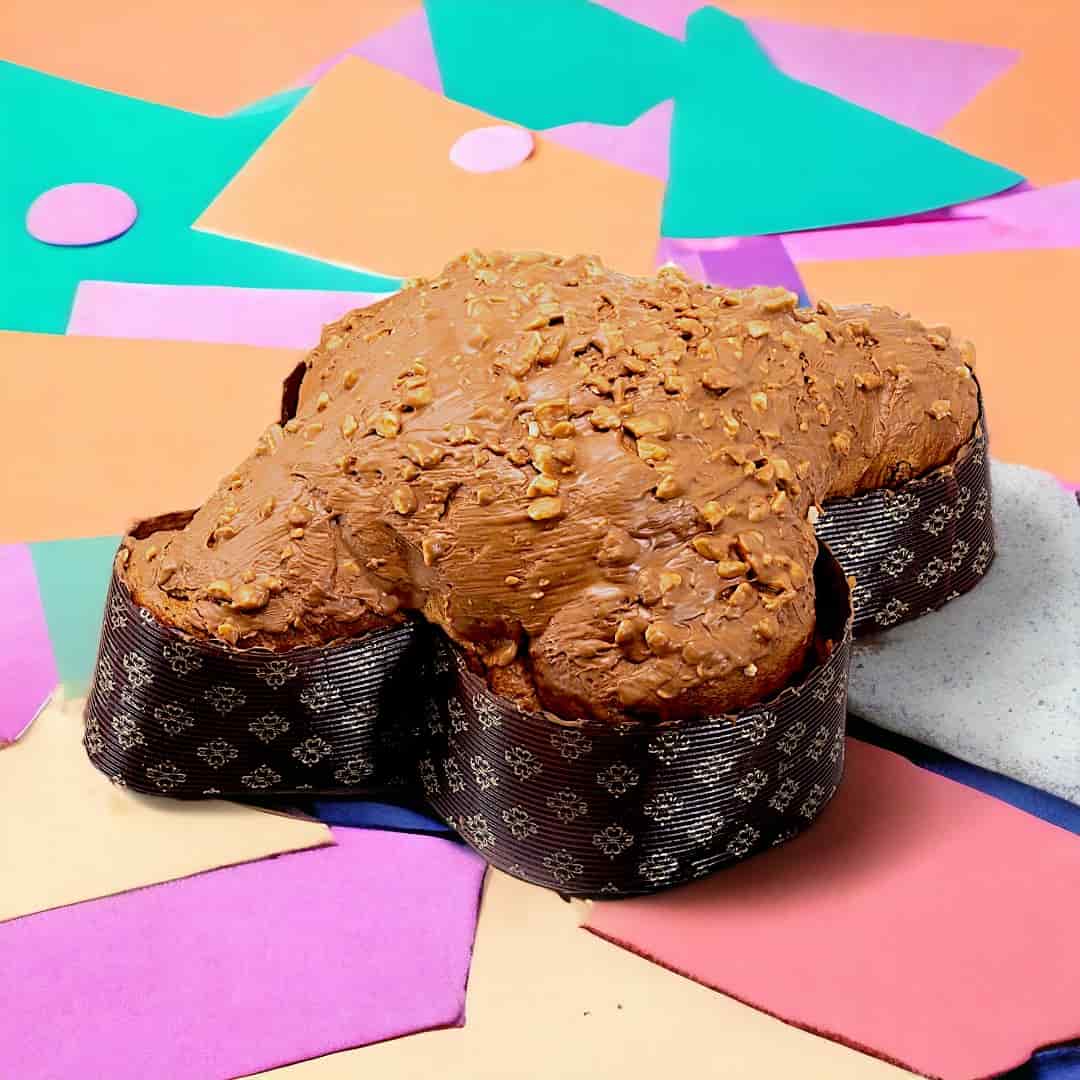 Colomba artigianale caramello e cioccolato 1 Kg - Salvatore Verdesca