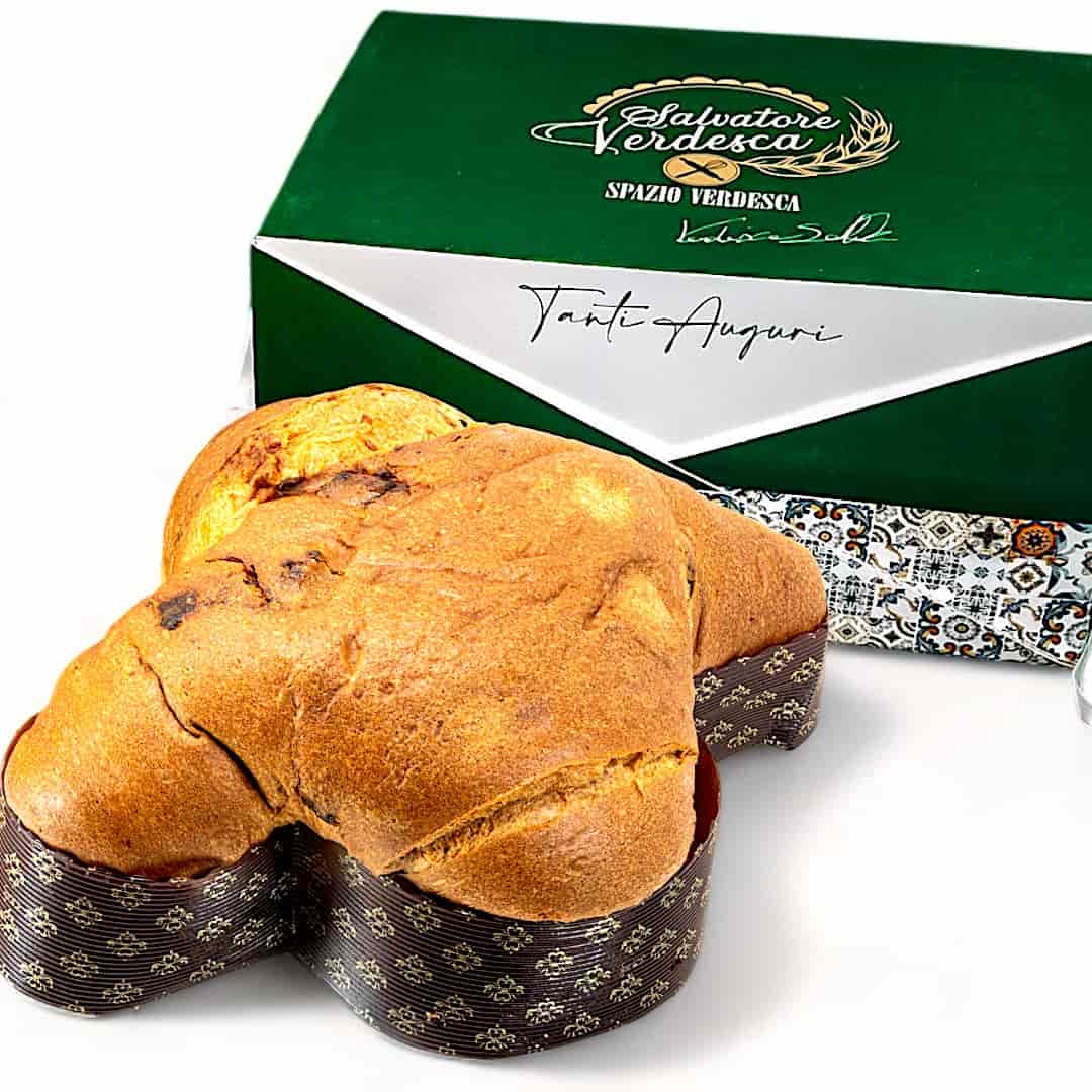 Colomba artigianale Molfettone fichi freschi e cioccolato 1 Kg - senza lattosio - Salvatore Verdesca