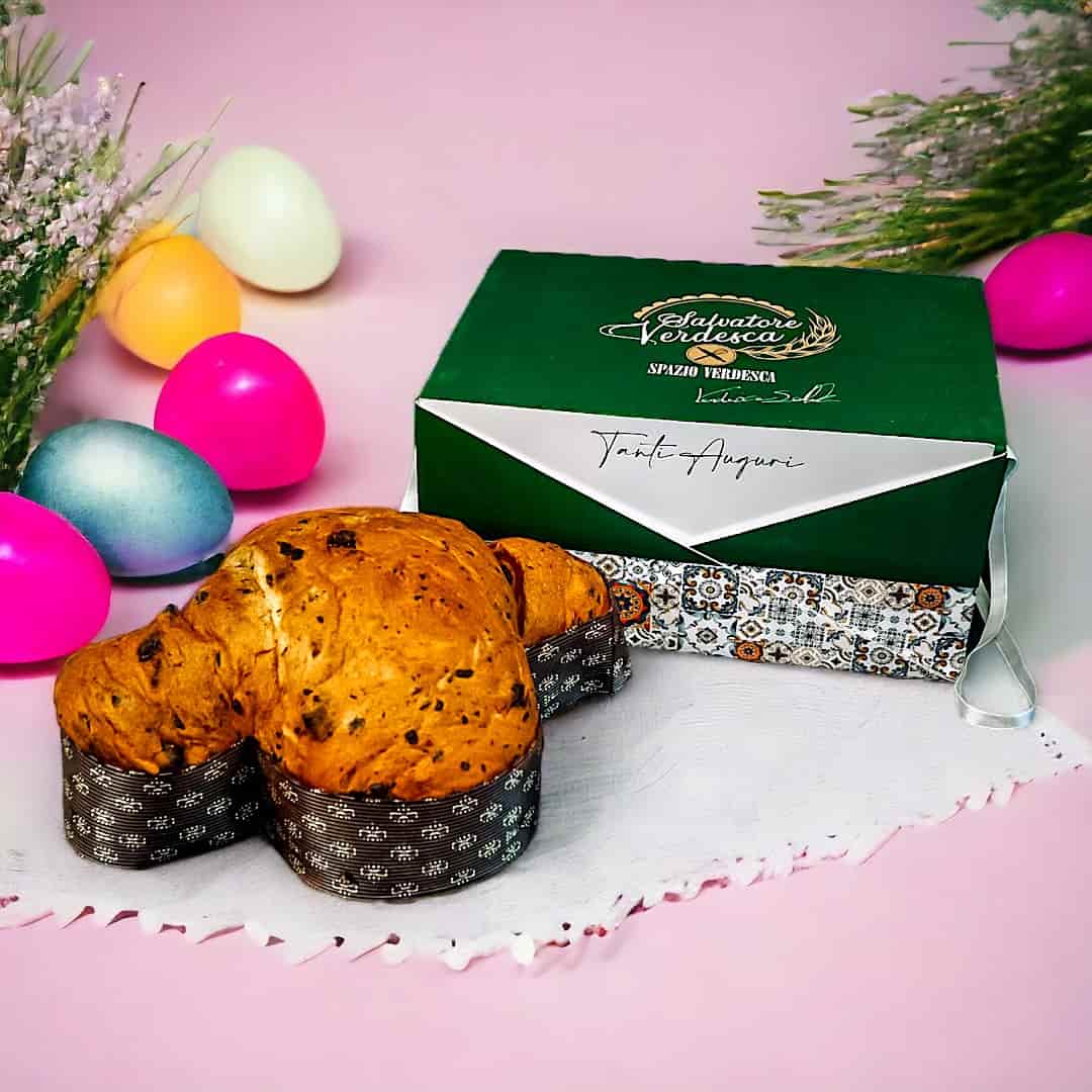 Colomba artigianale Molfettone fichi freschi e cioccolato 1 Kg - senza lattosio - Salvatore Verdesca