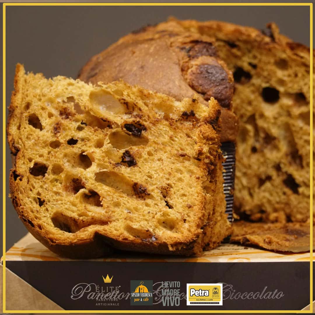 Panettone artigianale ai 3 cioccolati - 1 KG. - Salvatore Verdesca