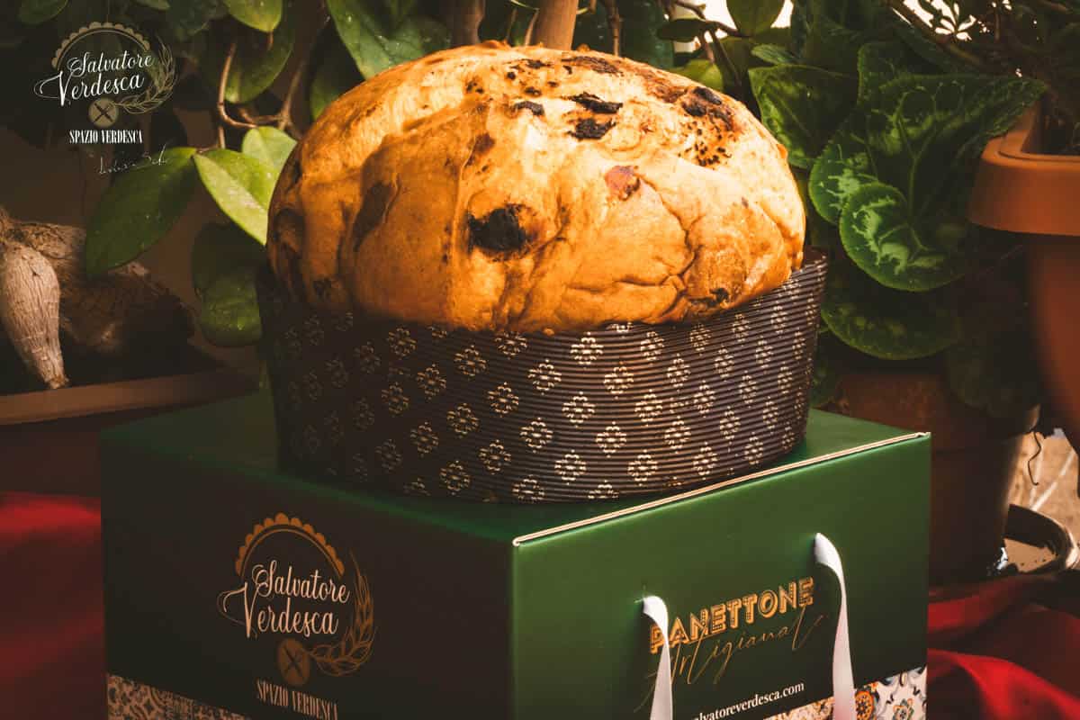 Panettone artigianale ai 3 cioccolati - 1 KG. - Salvatore Verdesca