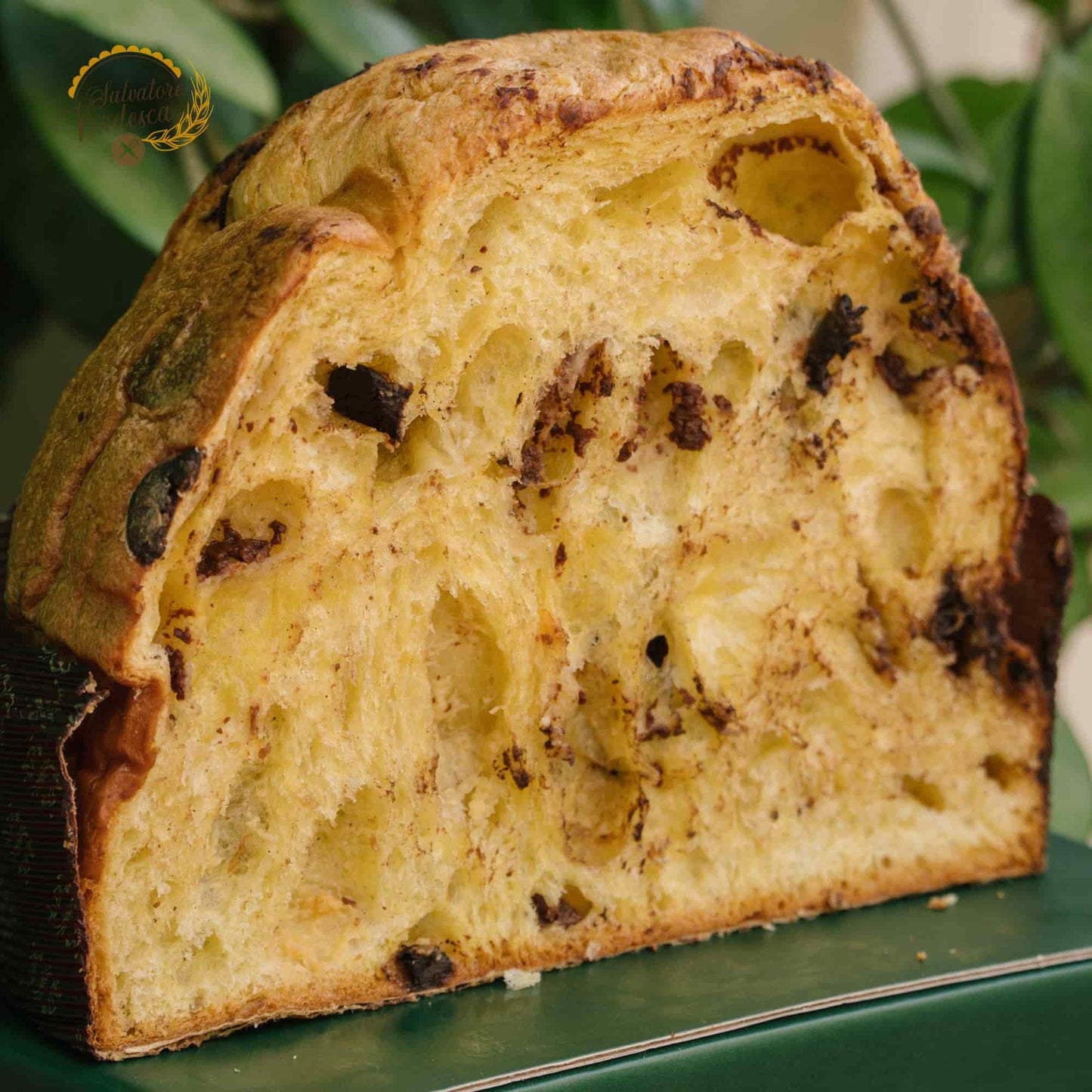 Panettone artigianale ai 3 cioccolati - 1 KG. - Salvatore Verdesca