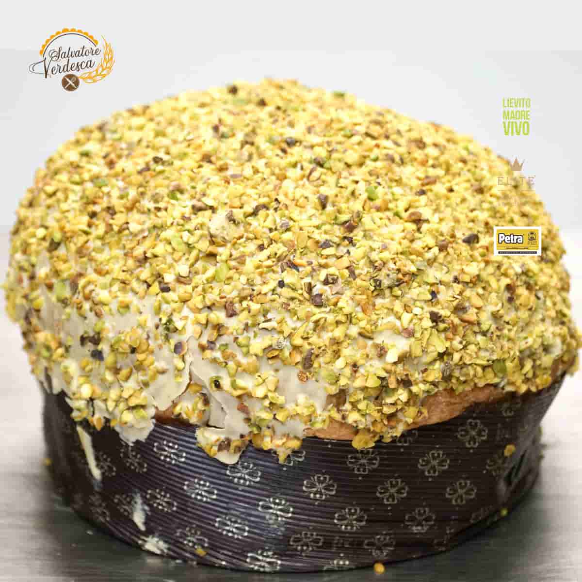 Panettone artigianale al Pistacchio - 1 Kg. - Salvatore Verdesca