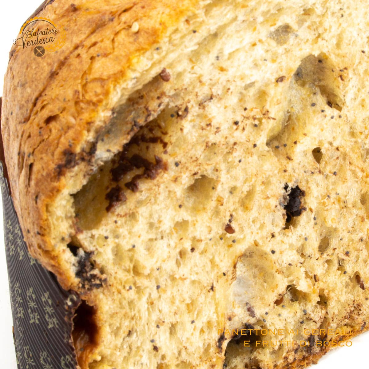 Panettone Cereali e Frutti di bosco - 1 KG. - Salvatore Verdesca