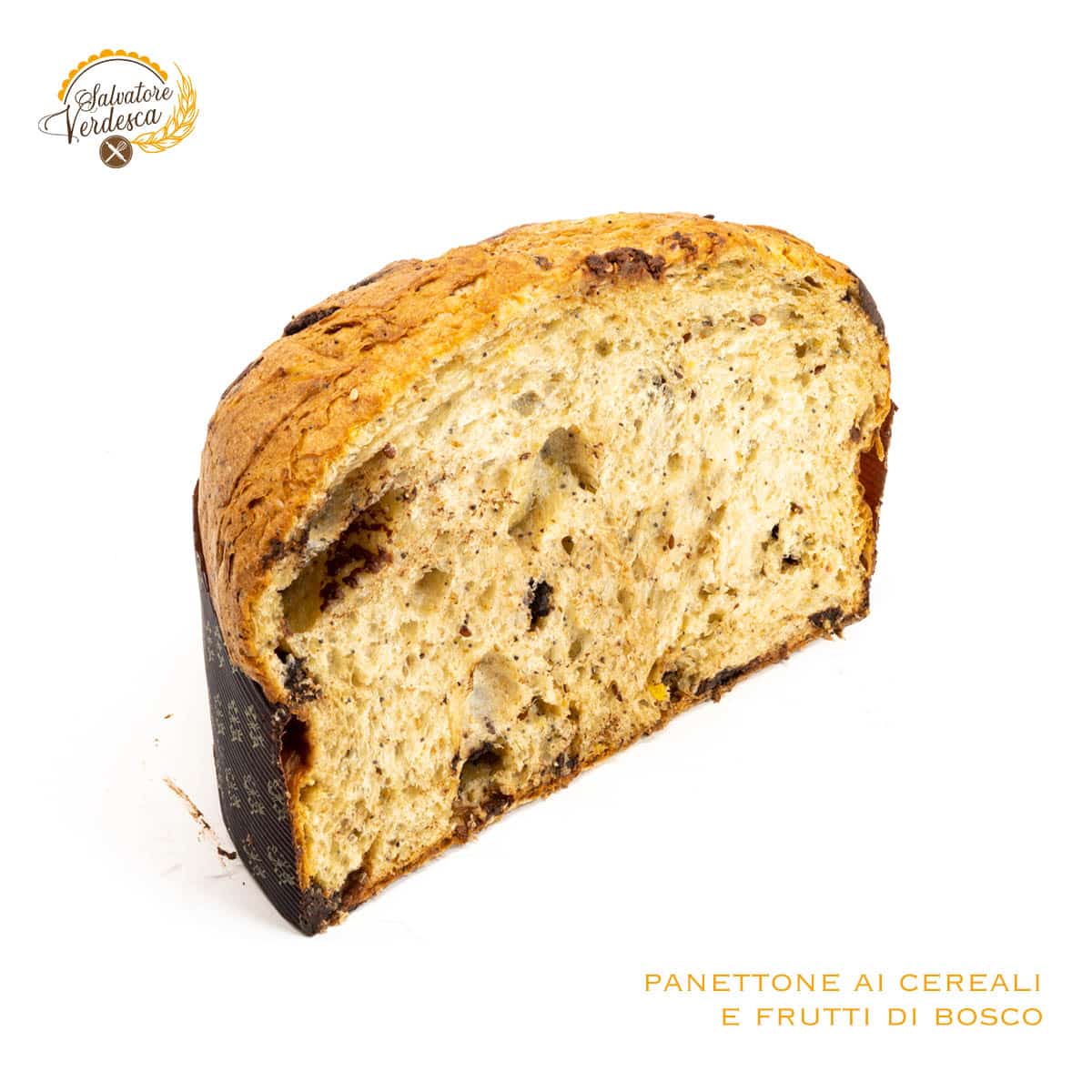 Panettone Cereali e Frutti di bosco - 1 KG. - Salvatore Verdesca