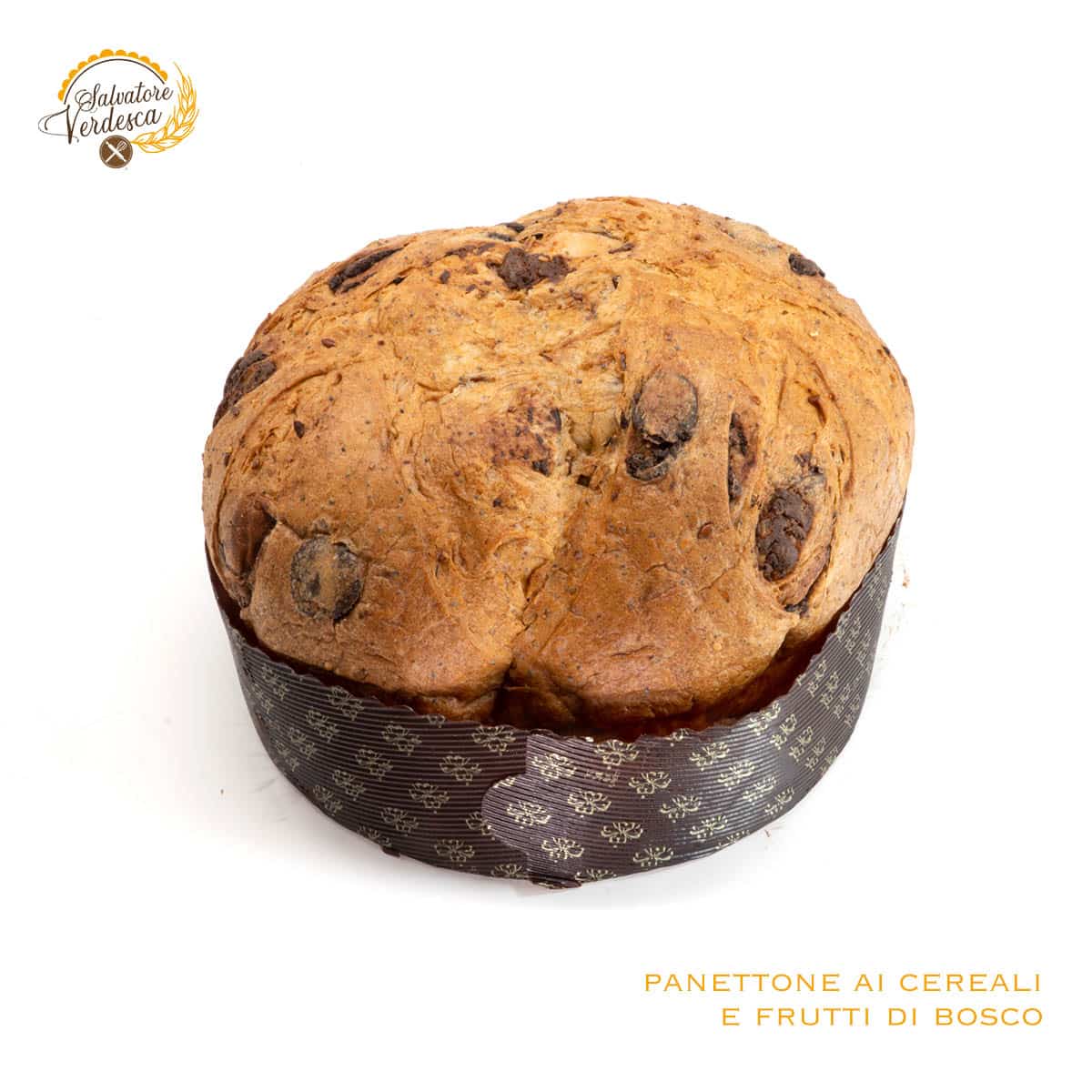 Panettone Cereali e Frutti di bosco - 1 KG. - Salvatore Verdesca