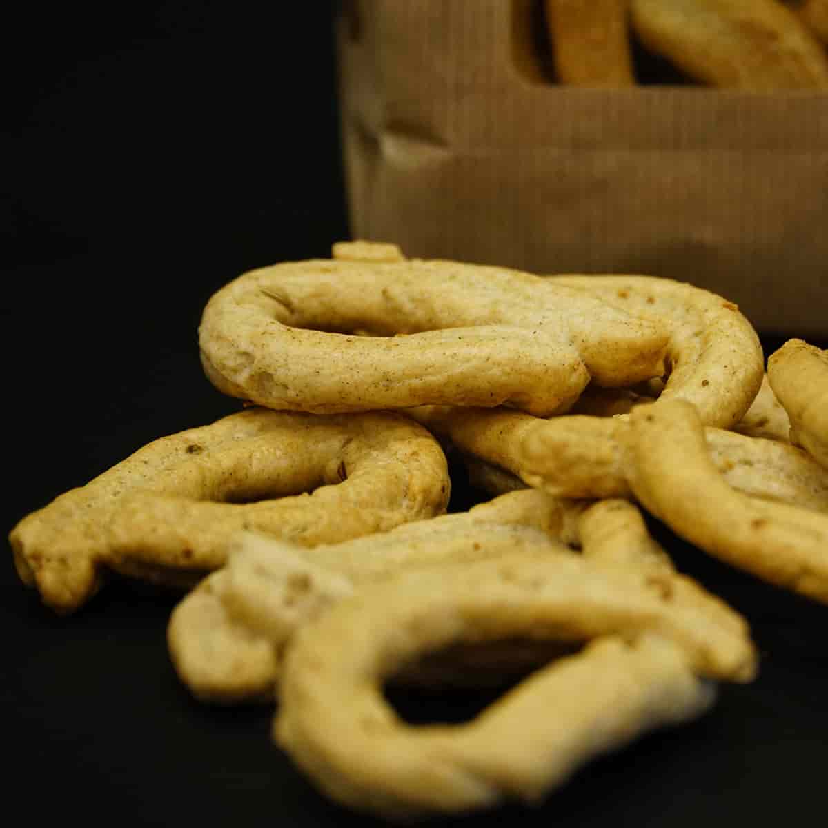Taralli scaldati pugliesi al Bacon (250 gr.) - Salvatore Verdesca