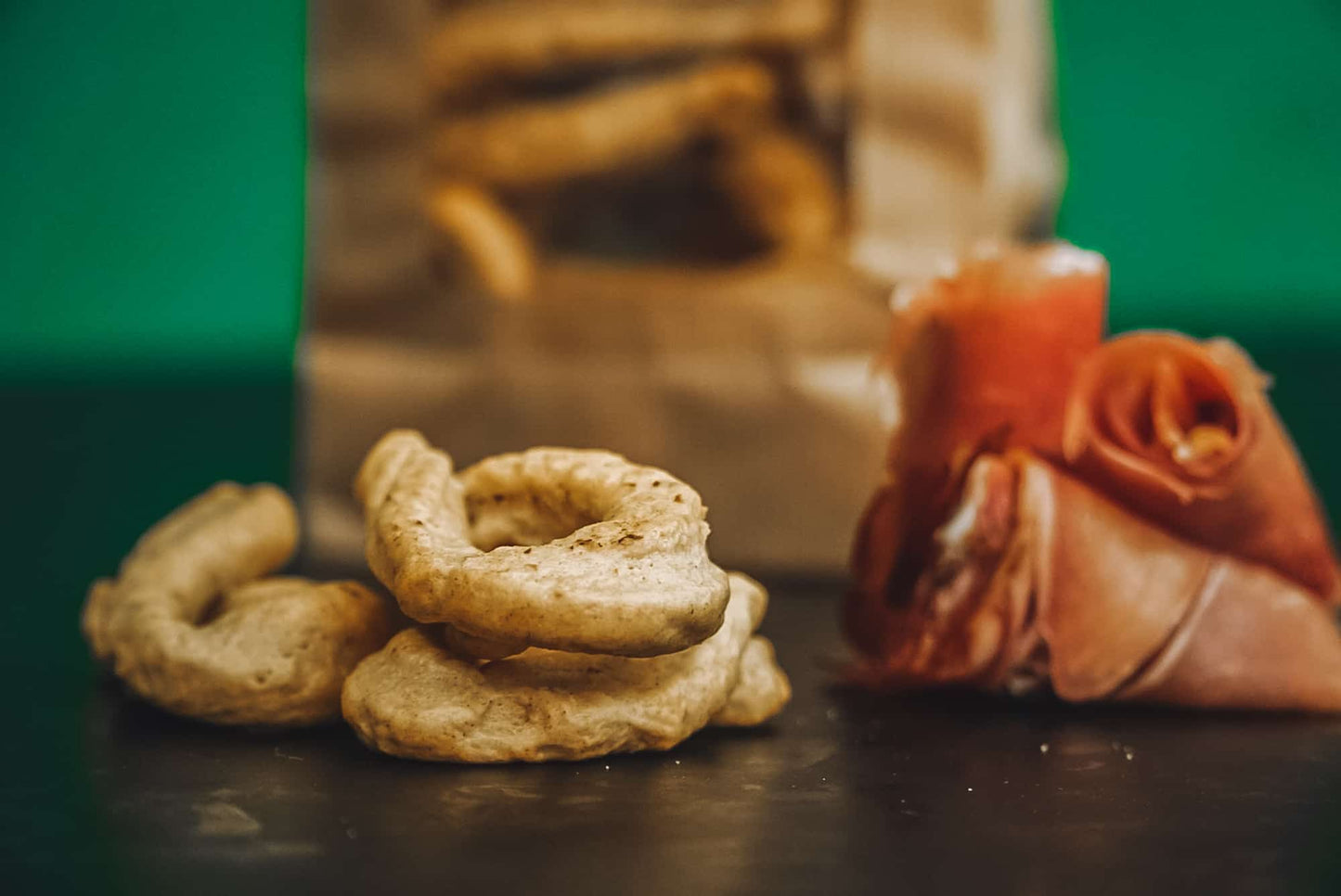 Taralli scaldati pugliesi allo Speck (240 gr.) - Salvatore Verdesca