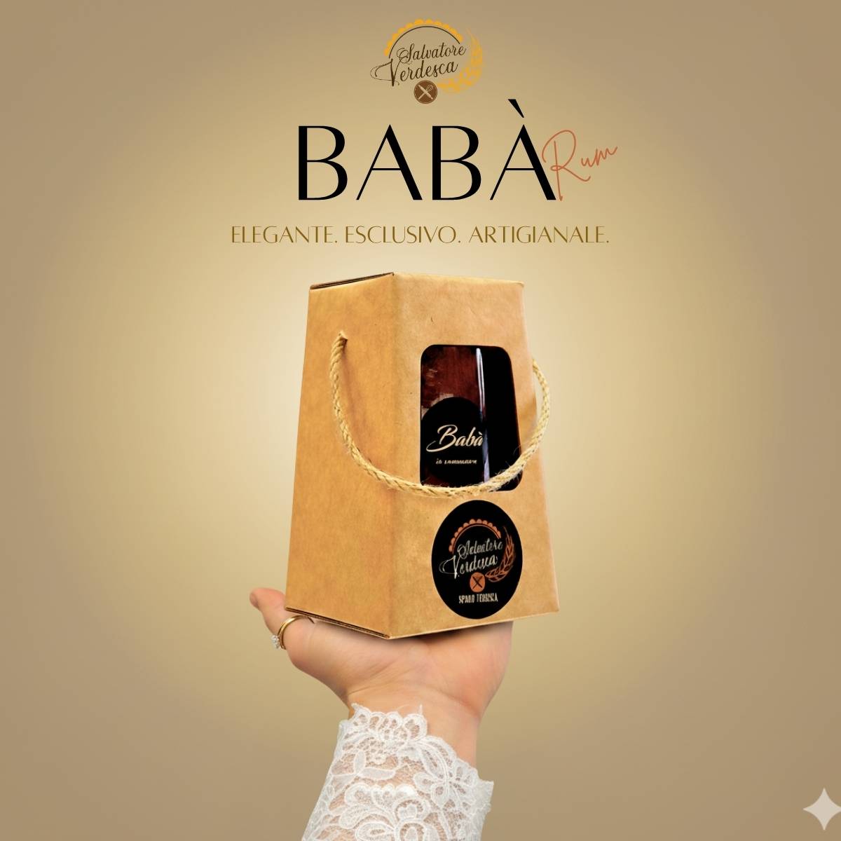 Babà artigianale al Rum in vasocottura (550 gr.)