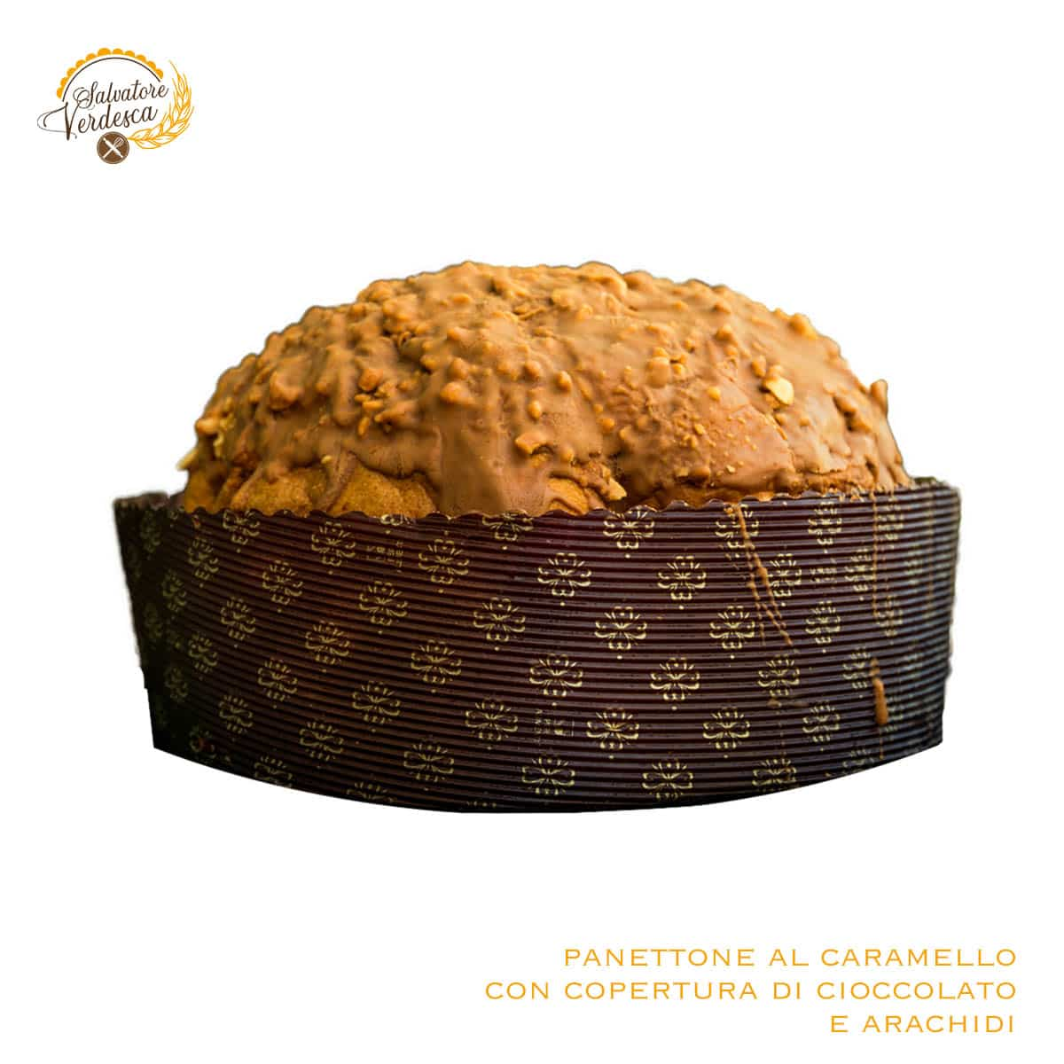 Panettone artigianale al Caramello - 1 KG. - Salvatore Verdesca