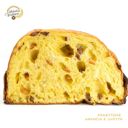 Panettone artigianale arancia e uvetta - 1 KG. - Salvatore Verdesca