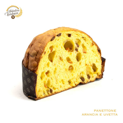 Panettone artigianale arancia e uvetta - 1 KG. - Salvatore Verdesca